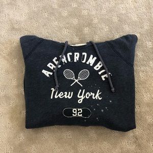 Navy Blue Abercrombie and Fitch Tennis Hoodie